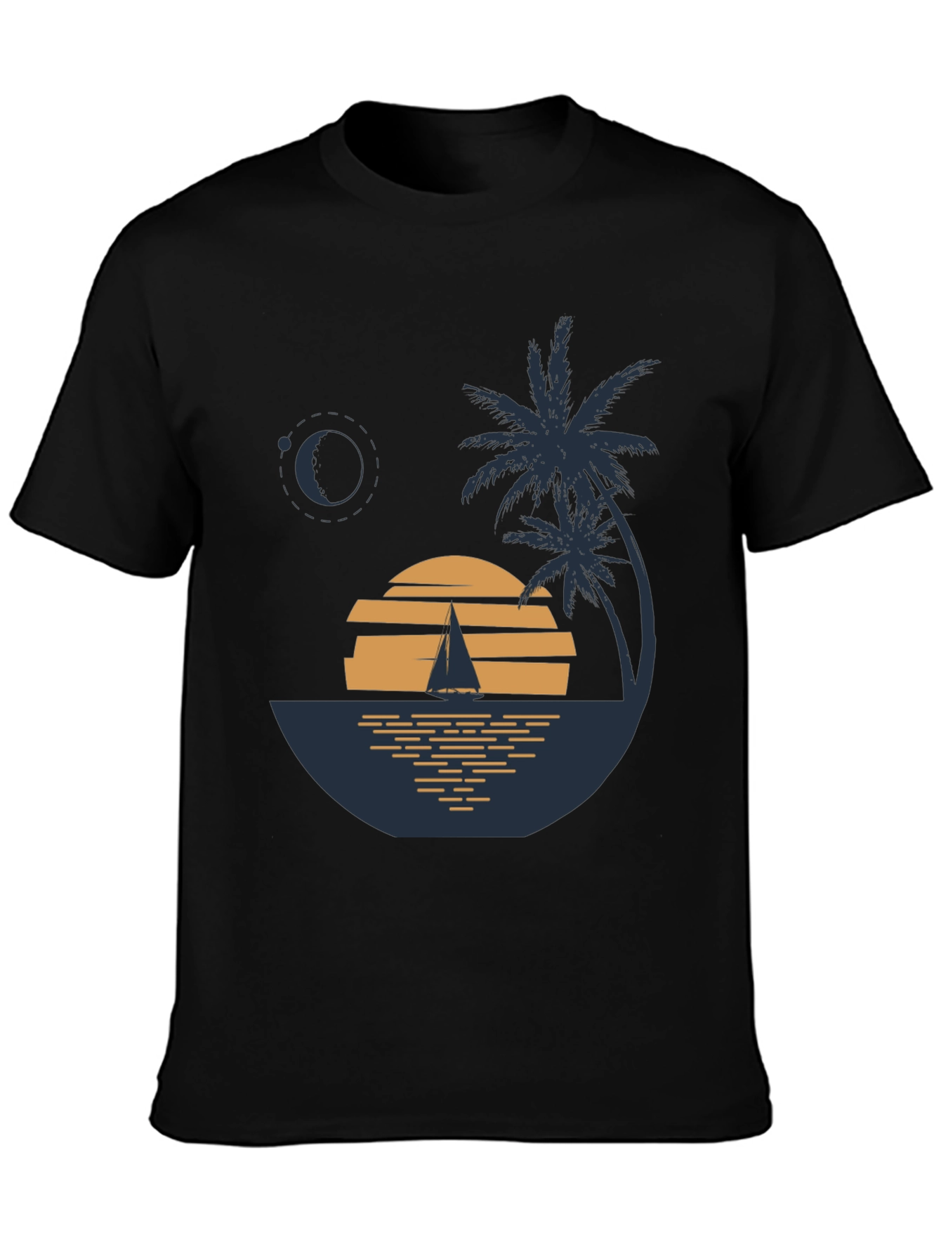 Sunset Sailboat Graphic Tee