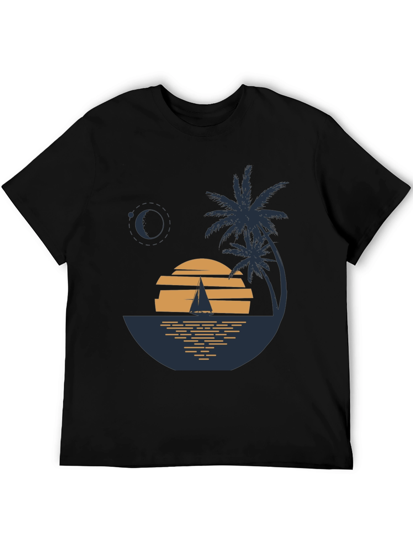 Sunset Sailboat Graphic Tee