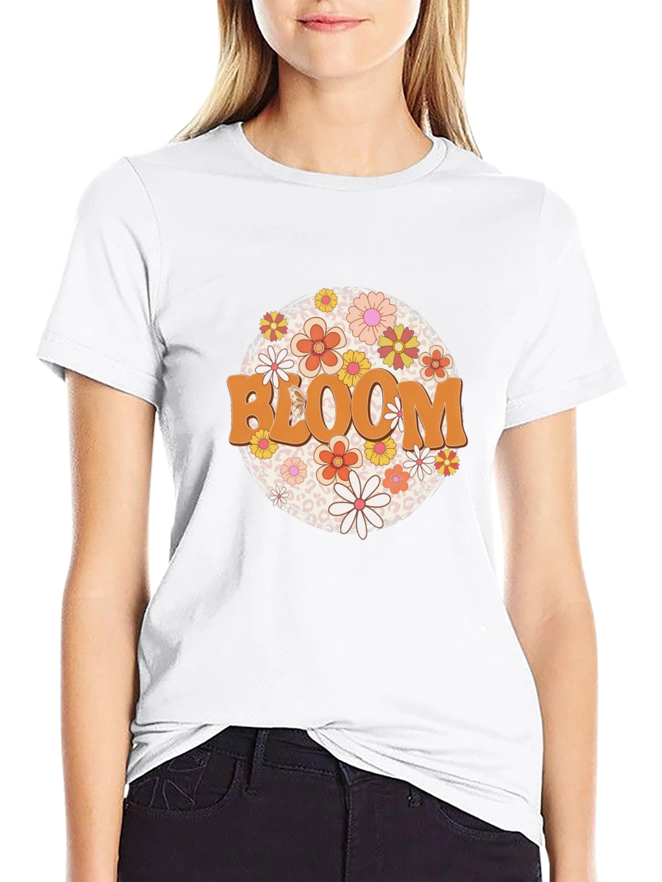 Bloom Flower Graphic T-Shirt