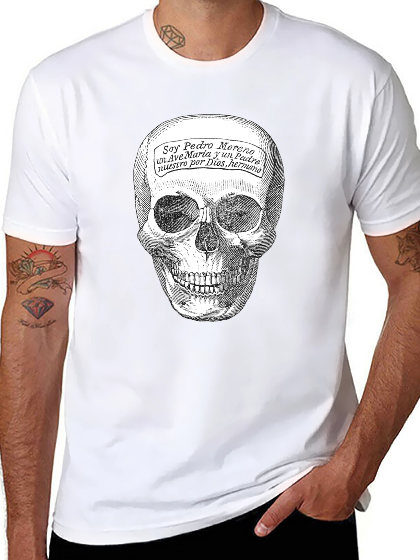 Skull Graphic T-Shirt -  Unique Death Motif Tee