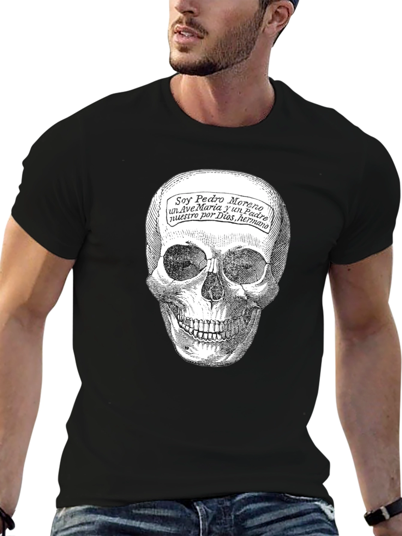 Skull Graphic T-Shirt -  Unique Death Motif Tee