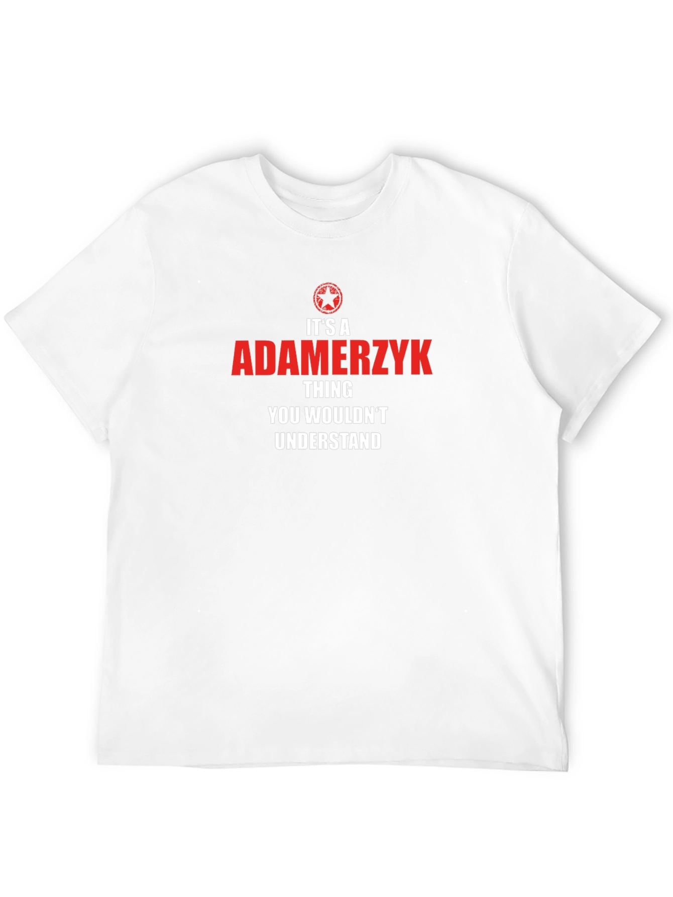 Adamerzyk Thing T-Shirt - Novelty Family Name Tee