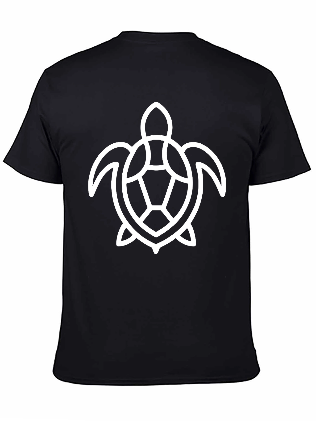 Turtle Graphic Black T-Shirt