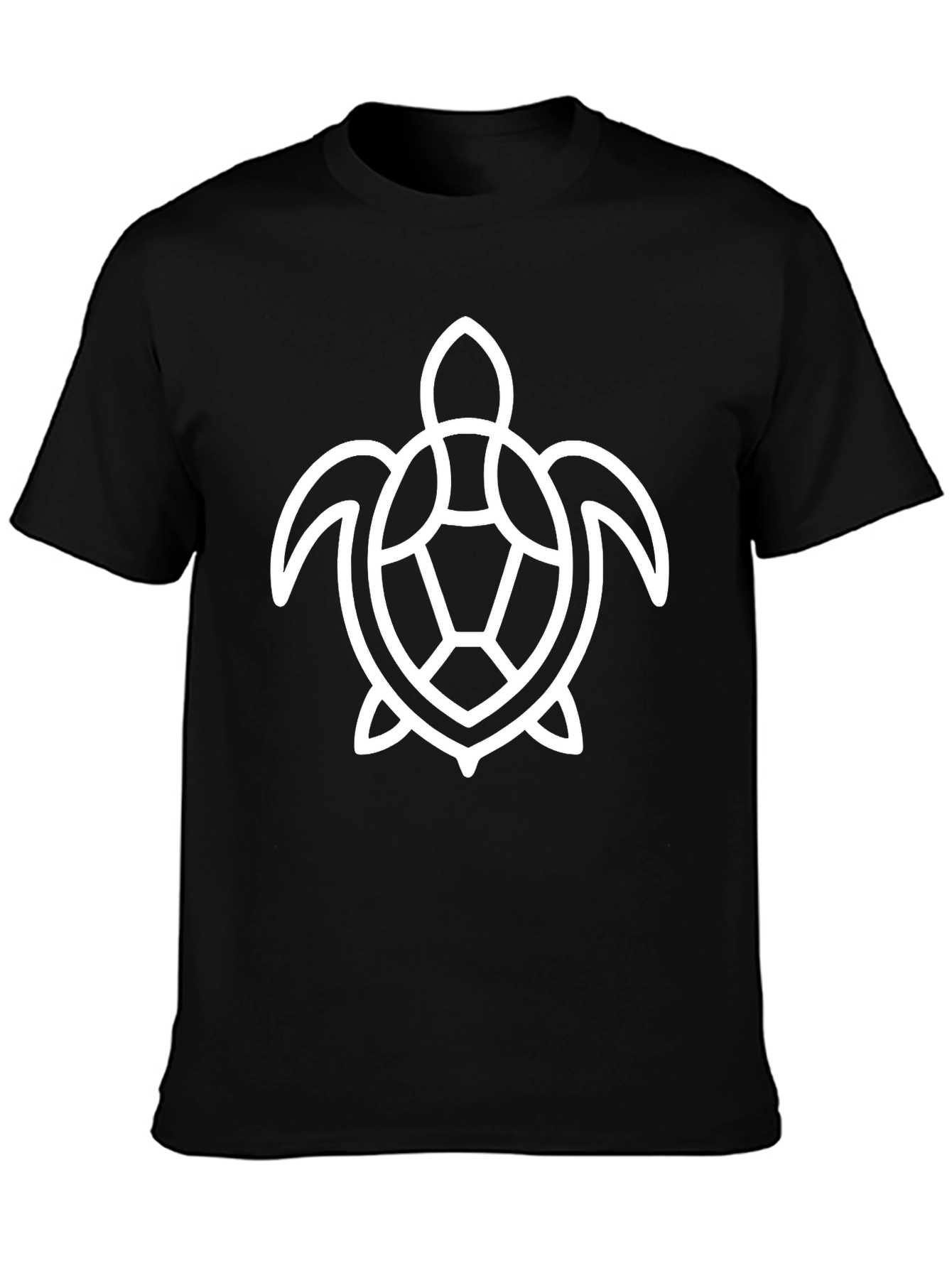 Turtle Graphic Black T-Shirt