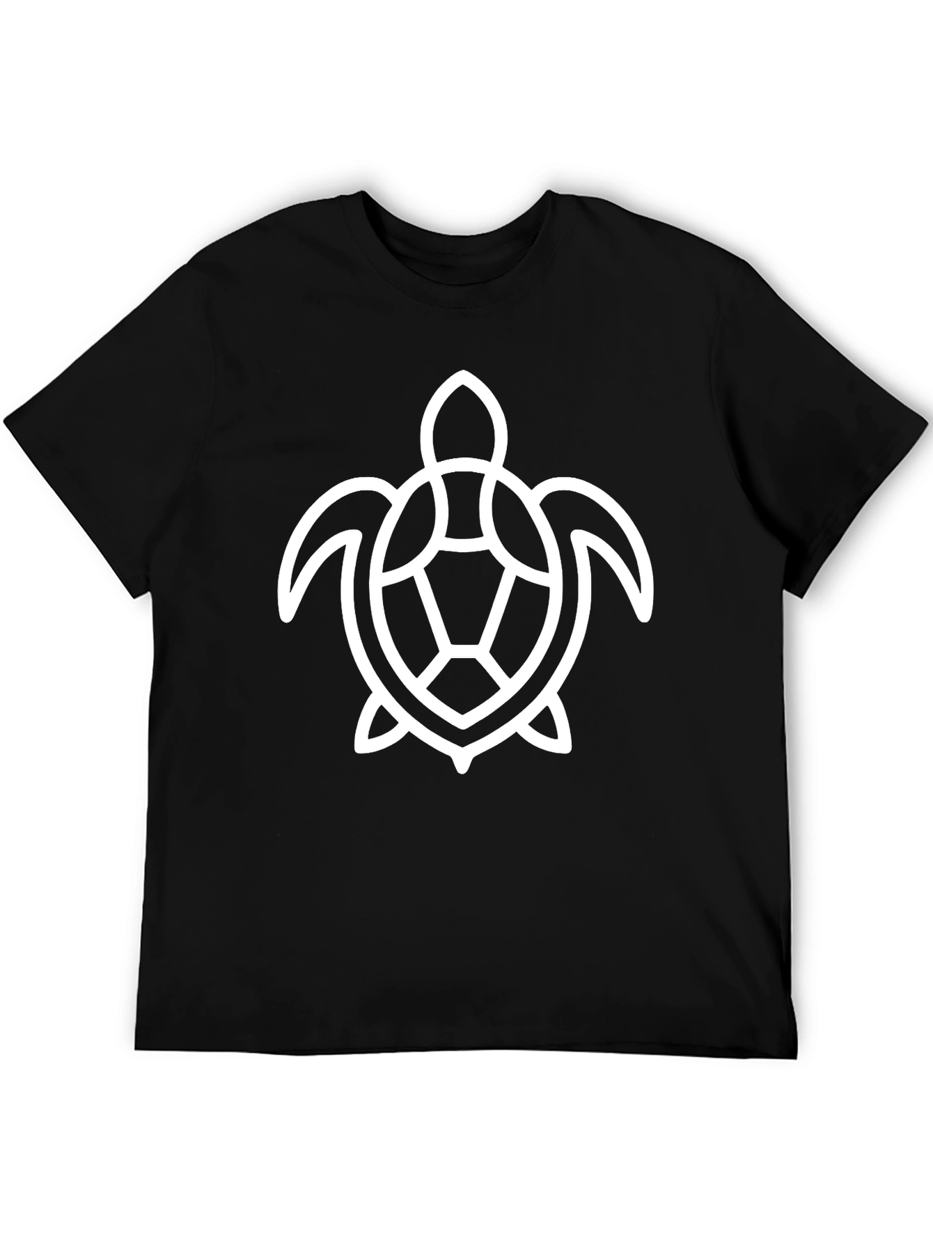 Turtle Graphic Black T-Shirt