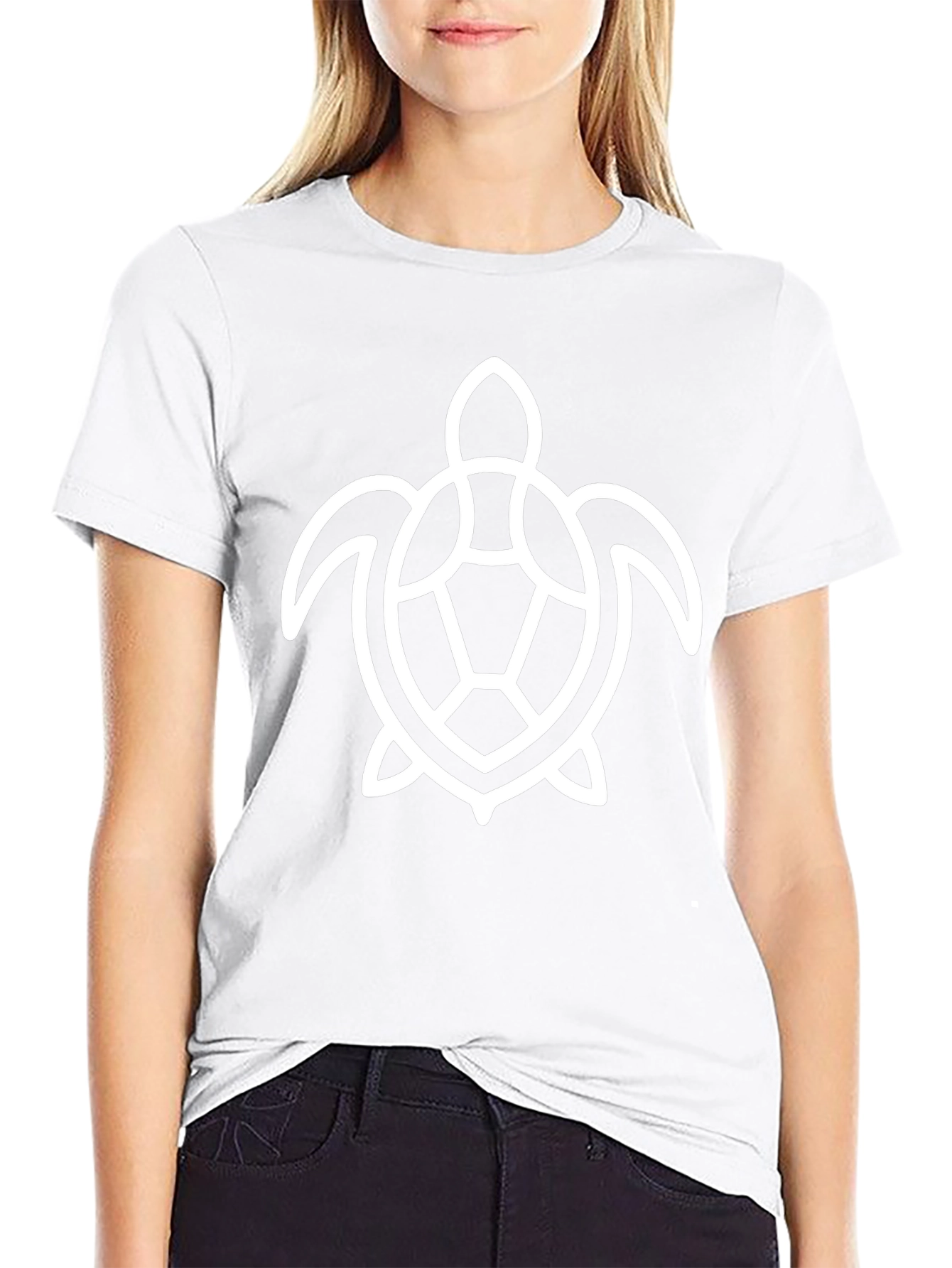 Turtle Graphic Black T-Shirt