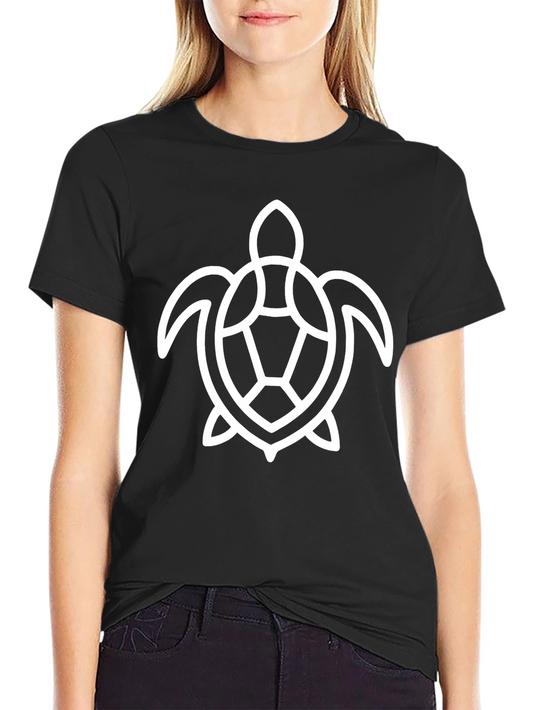 Turtle Graphic Black T-Shirt