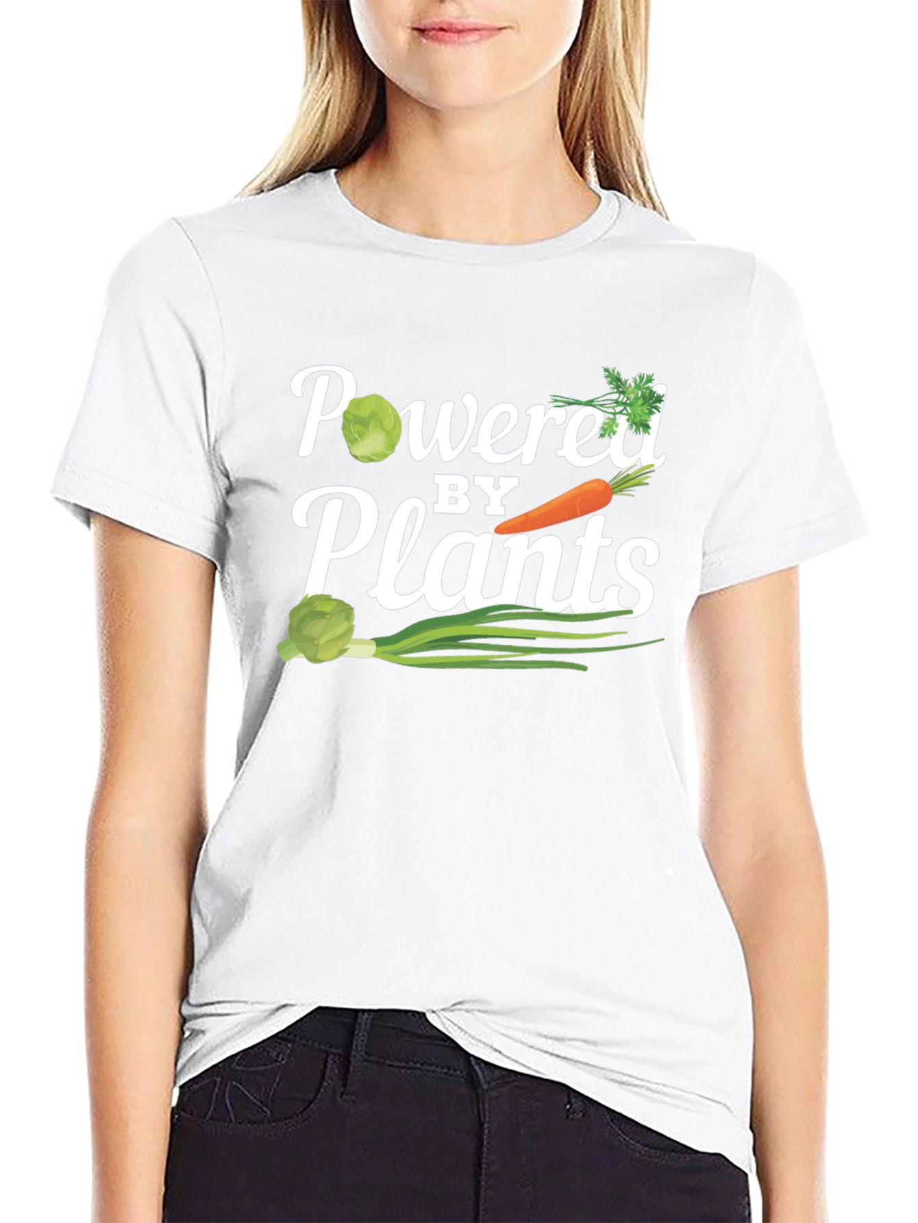 Powered by Plants Vegan Graphic Tee