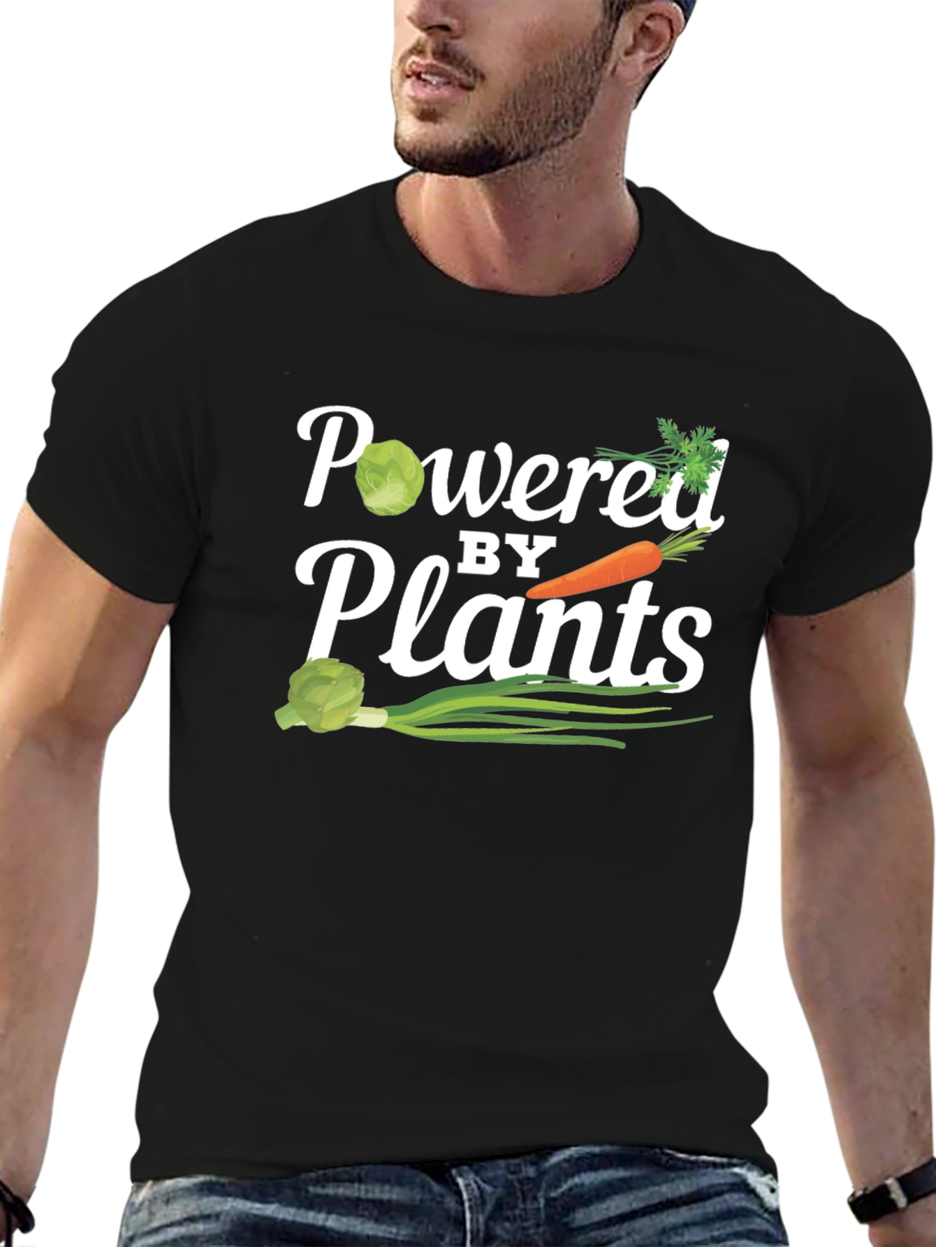 Powered by Plants Vegan Graphic Tee