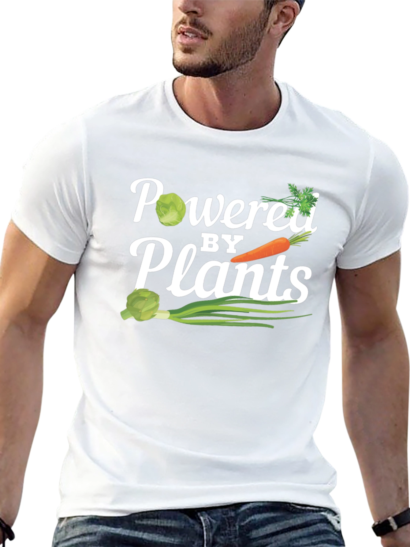 Powered by Plants Vegan Graphic Tee