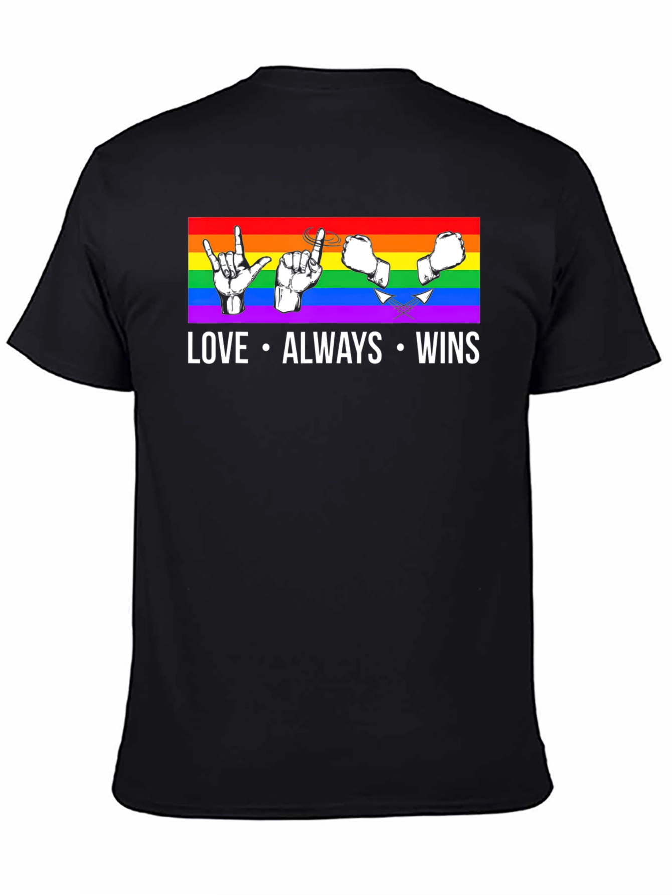 Love Always Wins LGBTQ+ Pride T-Shirt