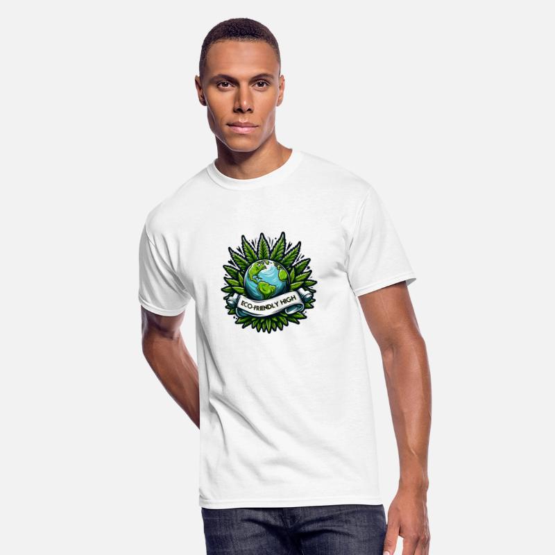 "Eco-Friendly High": Earth & Cannabis Unity Tee