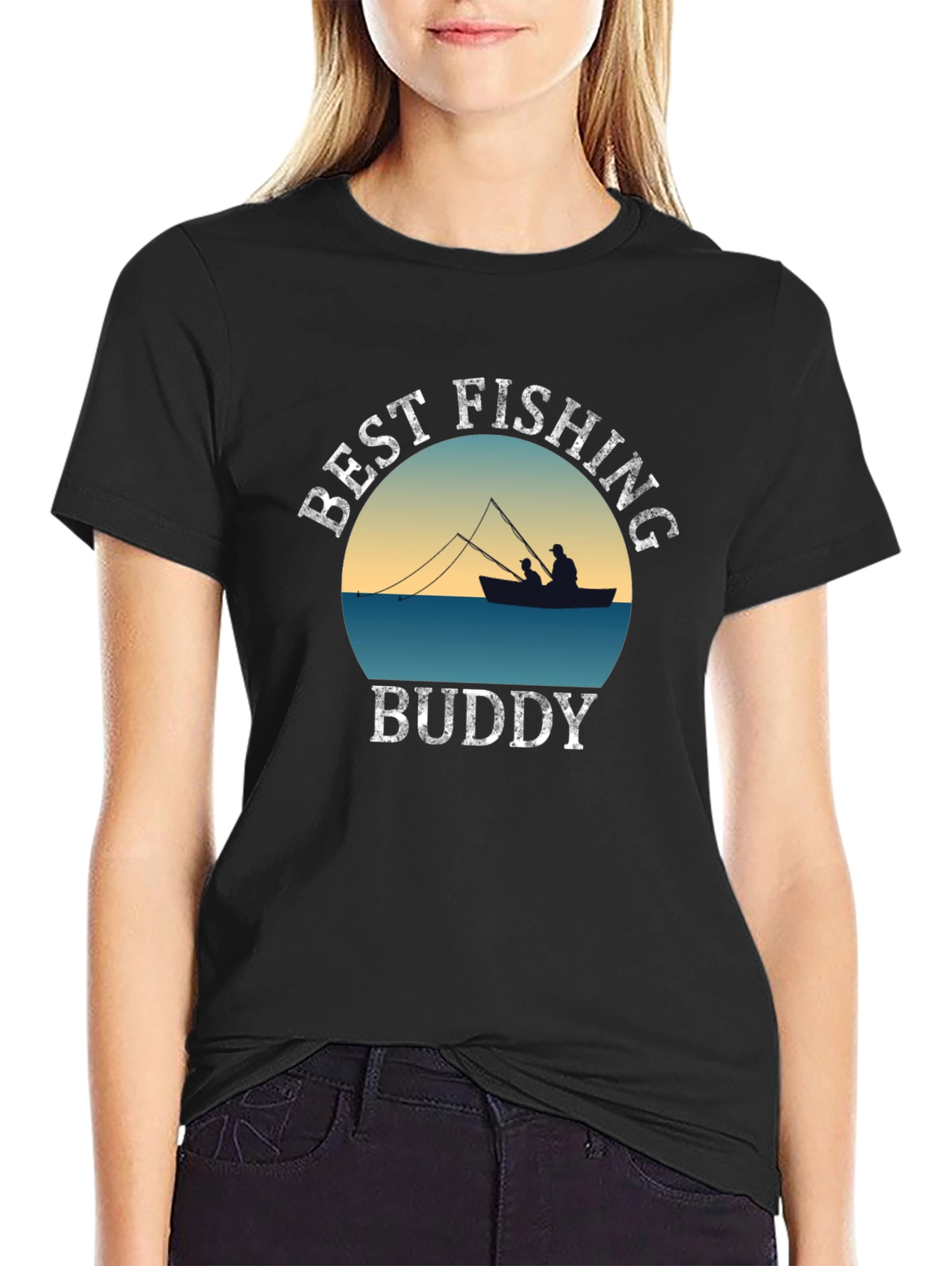Best Fishing Buddy T-Shirt - Angler Gift