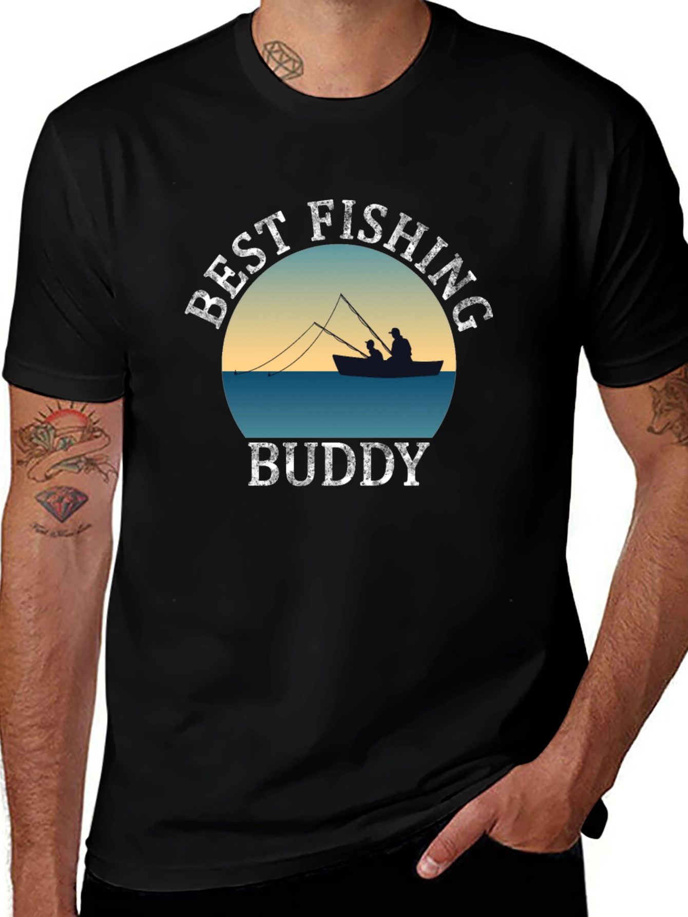 Best Fishing Buddy T-Shirt - Angler Gift
