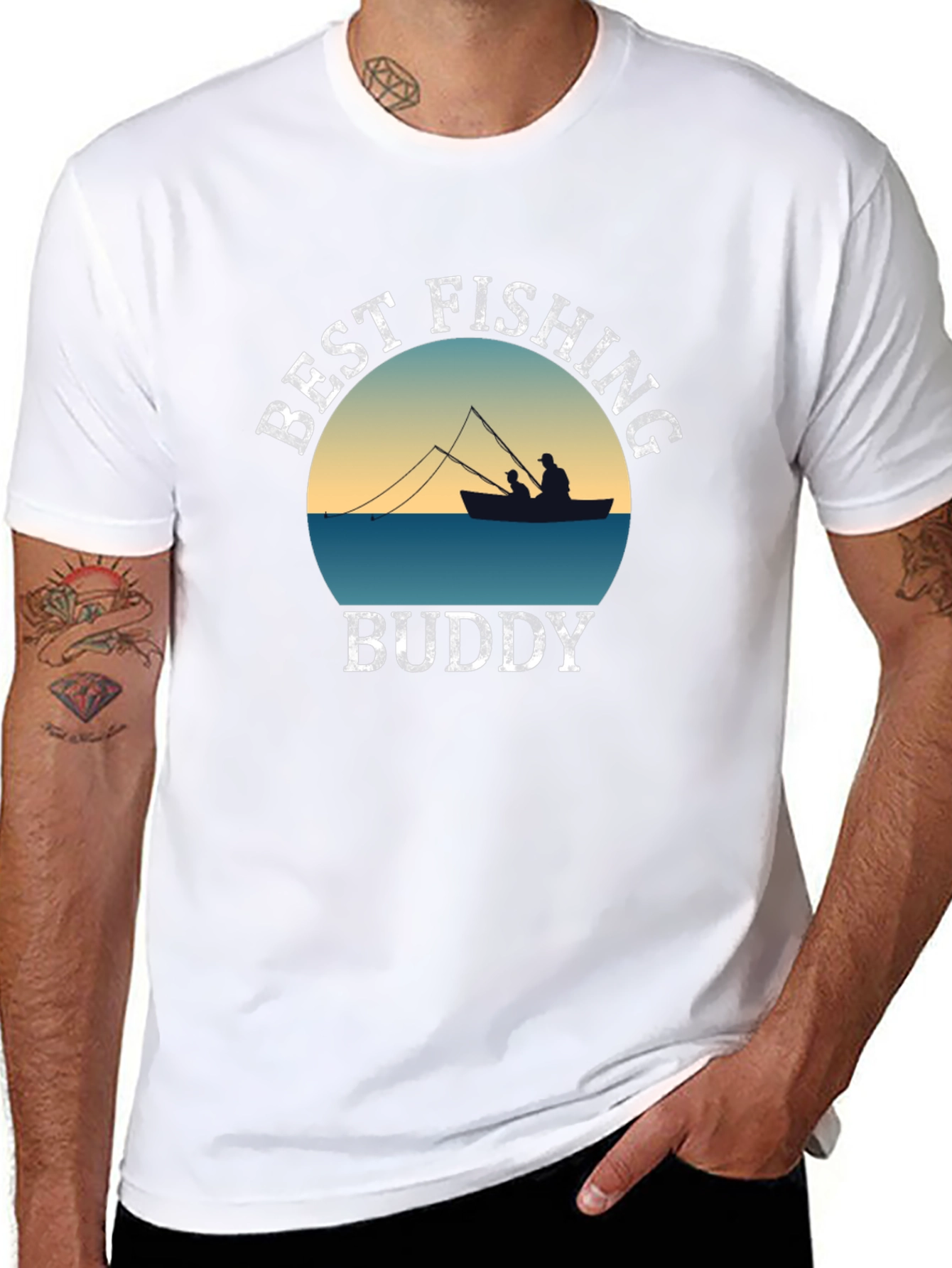 Best Fishing Buddy T-Shirt - Angler Gift
