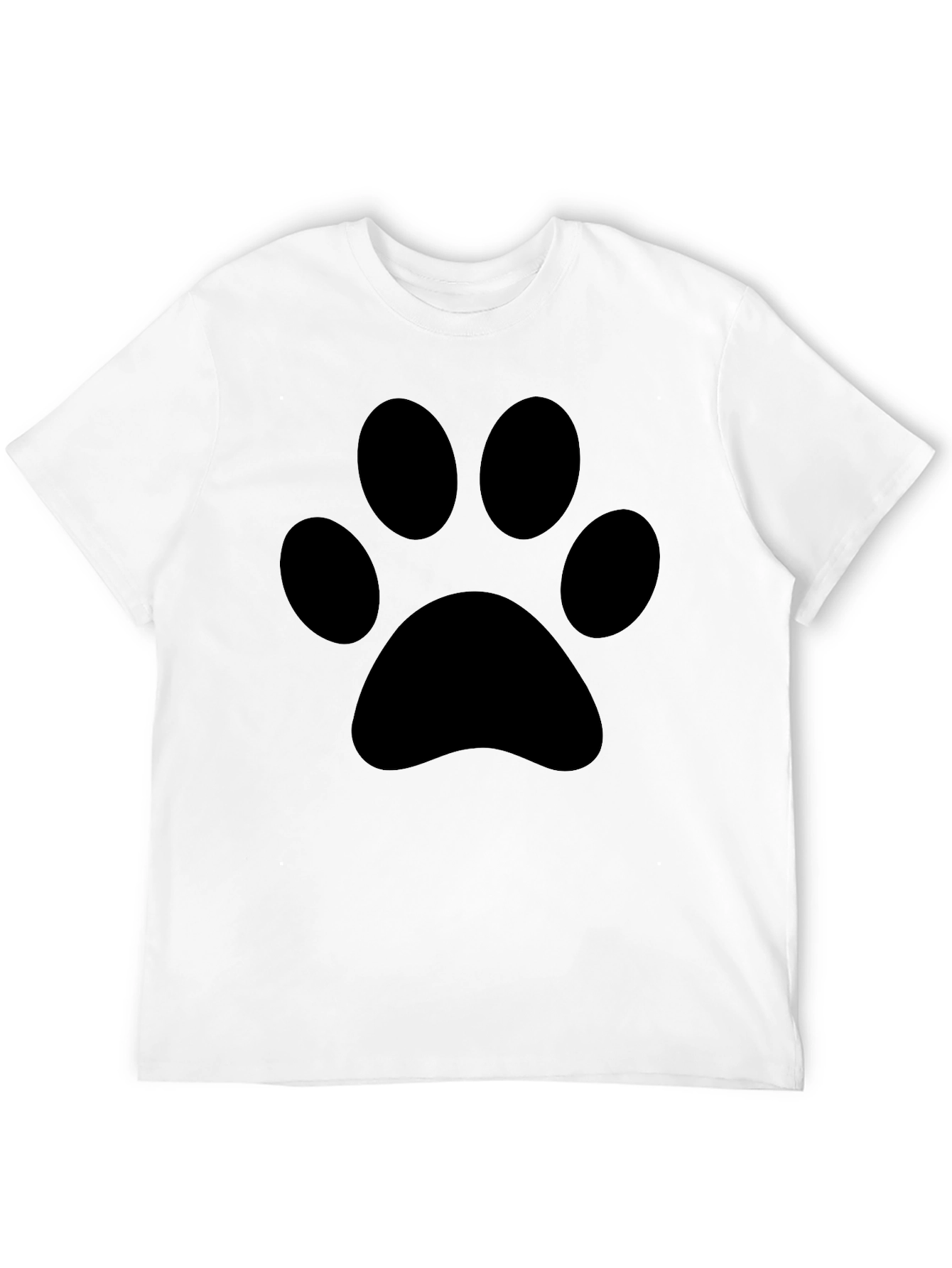 Black Paw Print T-Shirt