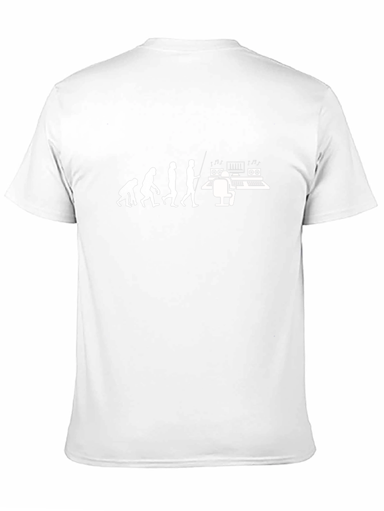 Evolution of Music Producer Black T-Shirt