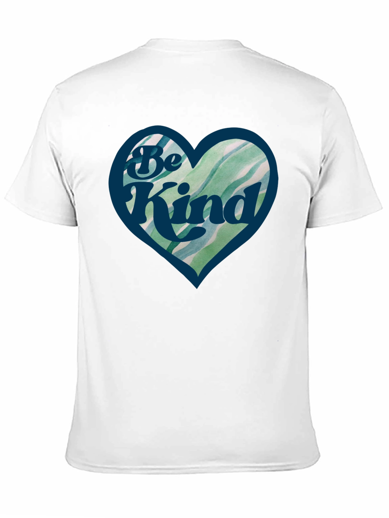 Be Kind Heart Graphic Black T-Shirt