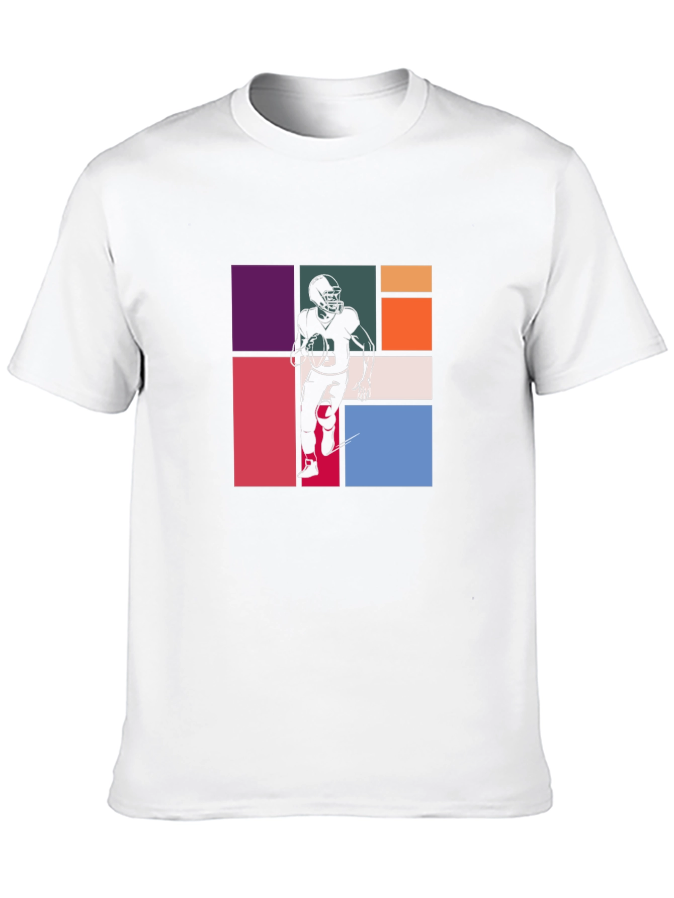 Retro Football Player Graphic Tee