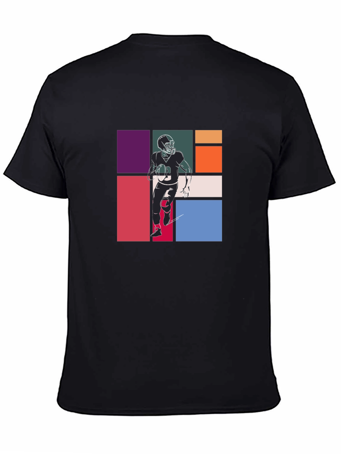 Retro Football Player Graphic Tee