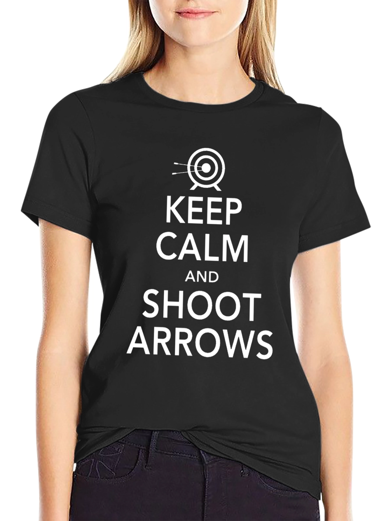 Keep Calm & Shoot Arrows Graphic Tee