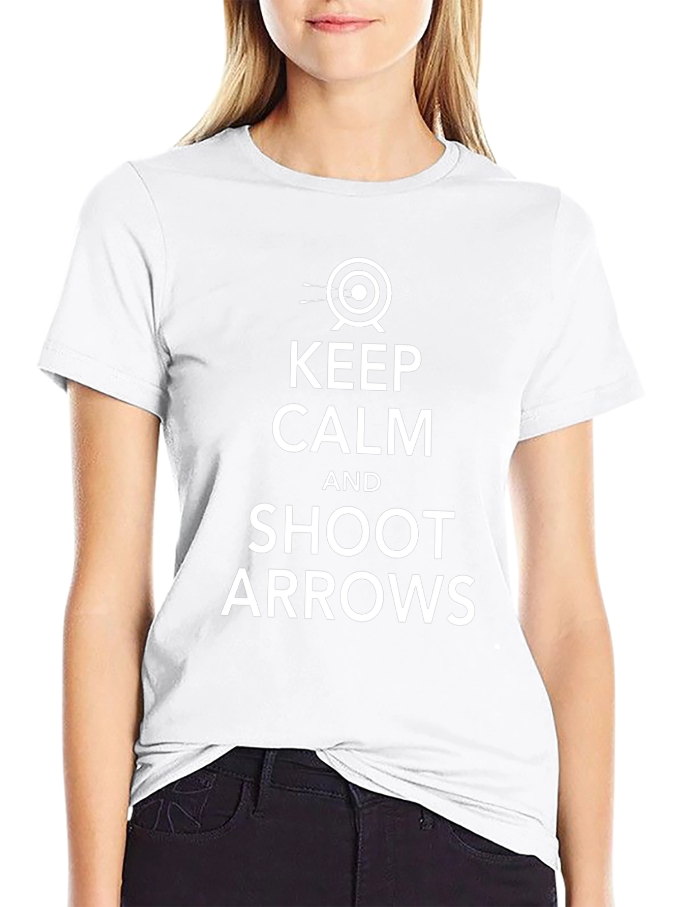 Keep Calm & Shoot Arrows Graphic Tee