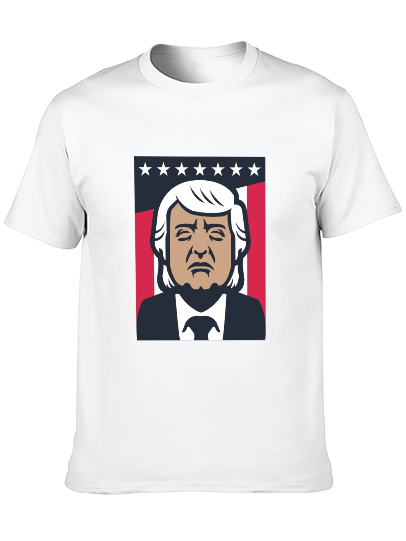 Trump Graphic Print Crew Neck Tee