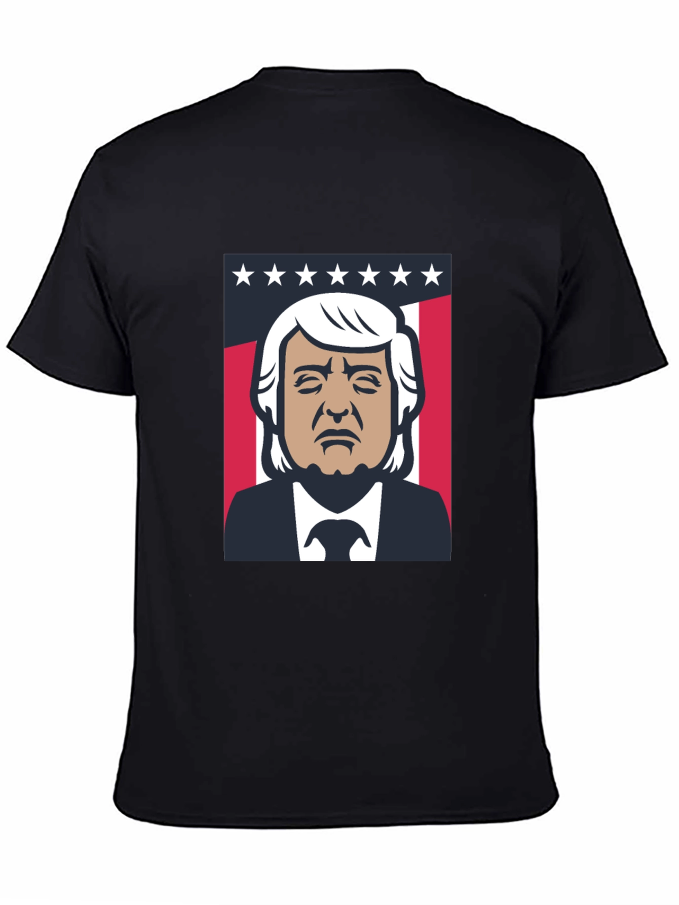 Trump Graphic Print Crew Neck Tee