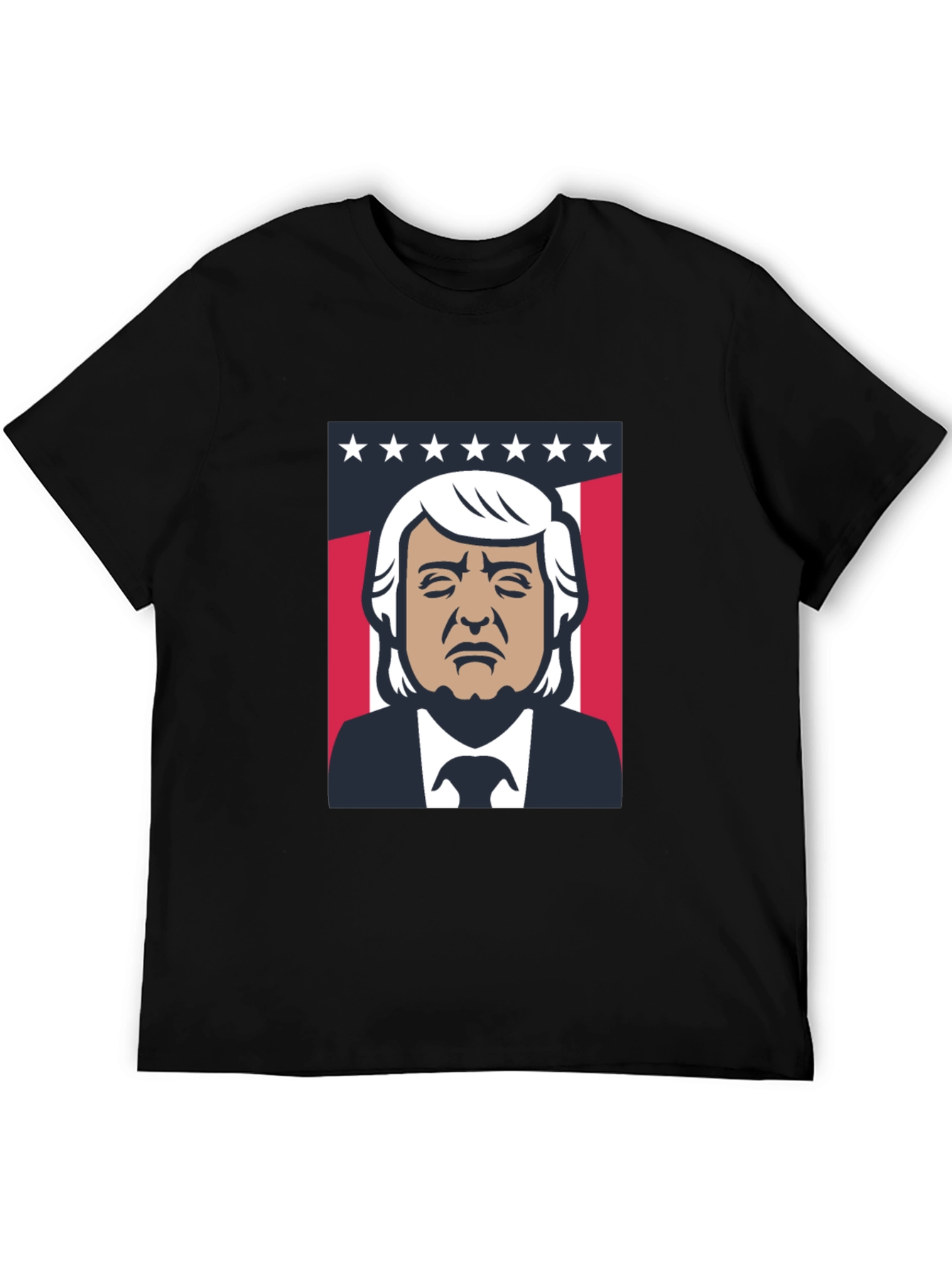 Trump Graphic Print Crew Neck Tee