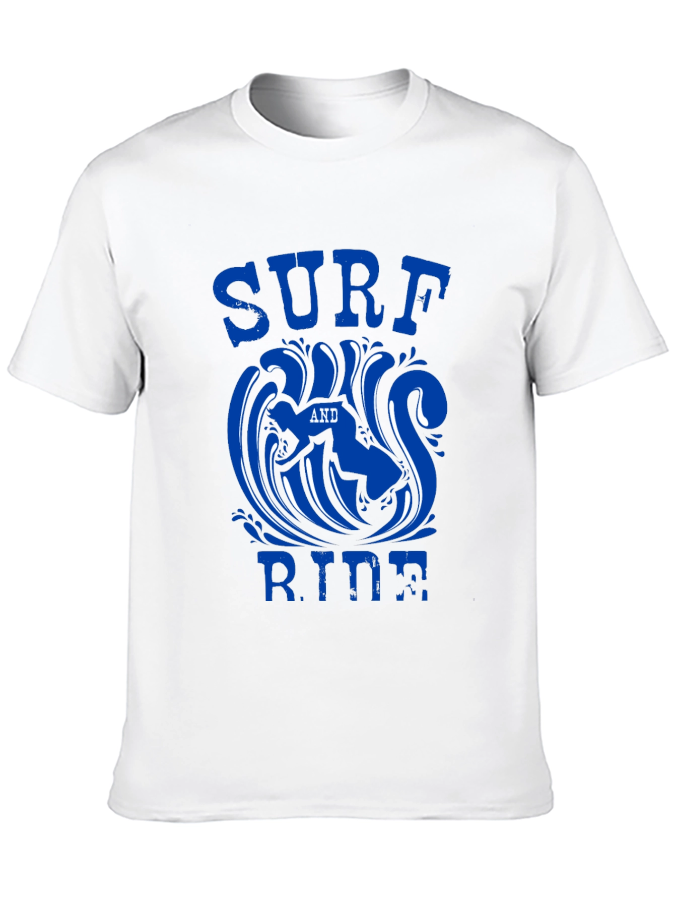 Surf and Ride Black T-Shirt