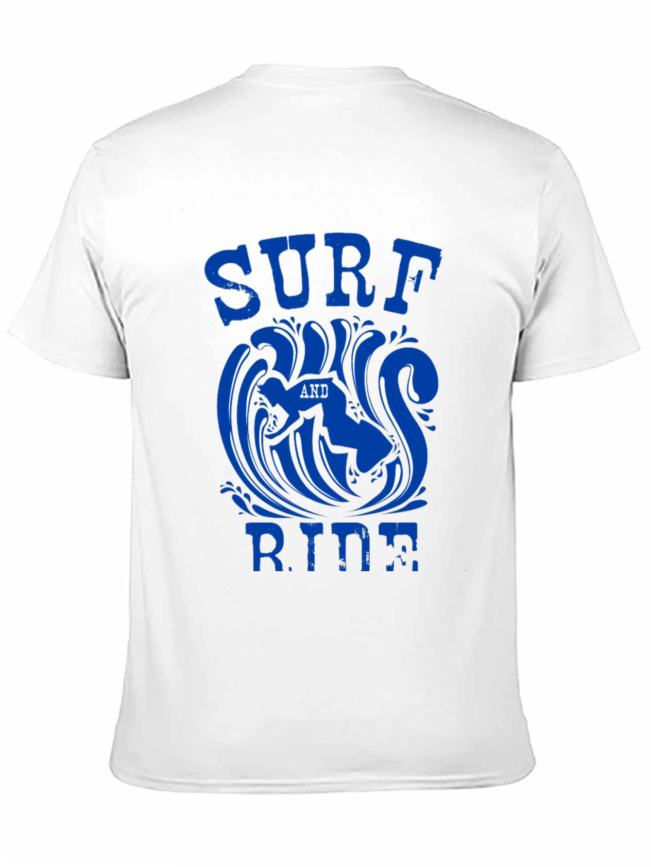 Surf and Ride Black T-Shirt