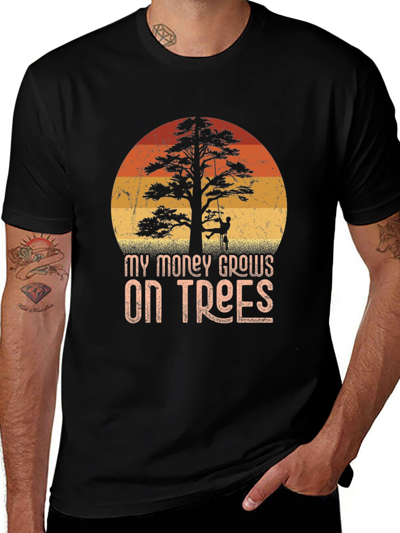 My Money Grows On Trees Arborist T-Shirt