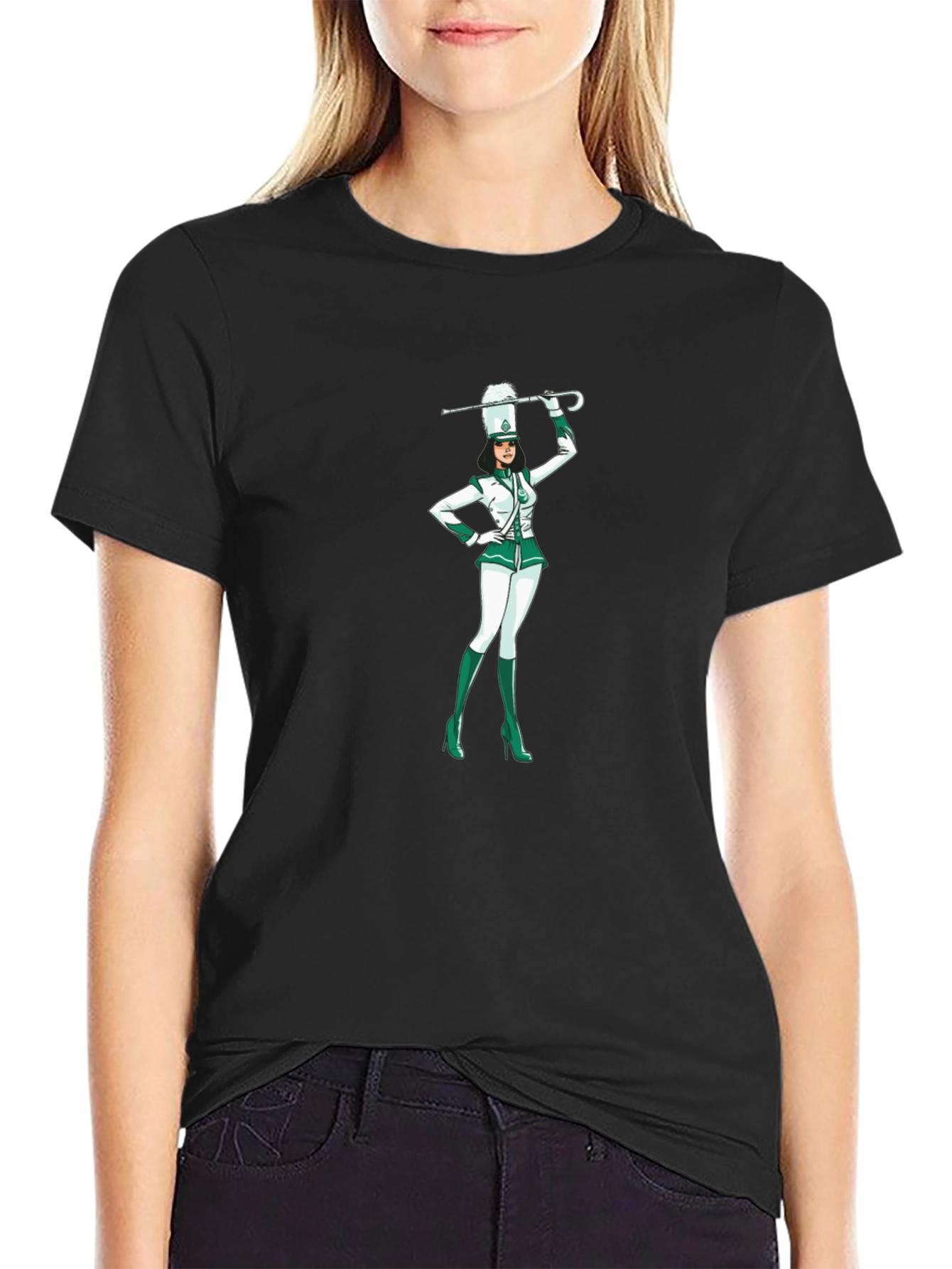 Marching Band Drum Major Graphic Tee