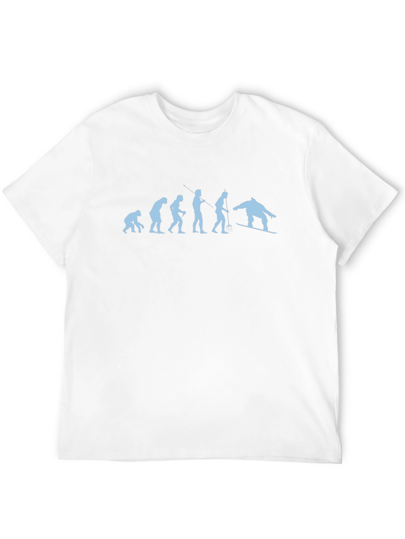 Evolution of Snowboarding Black T-Shirt