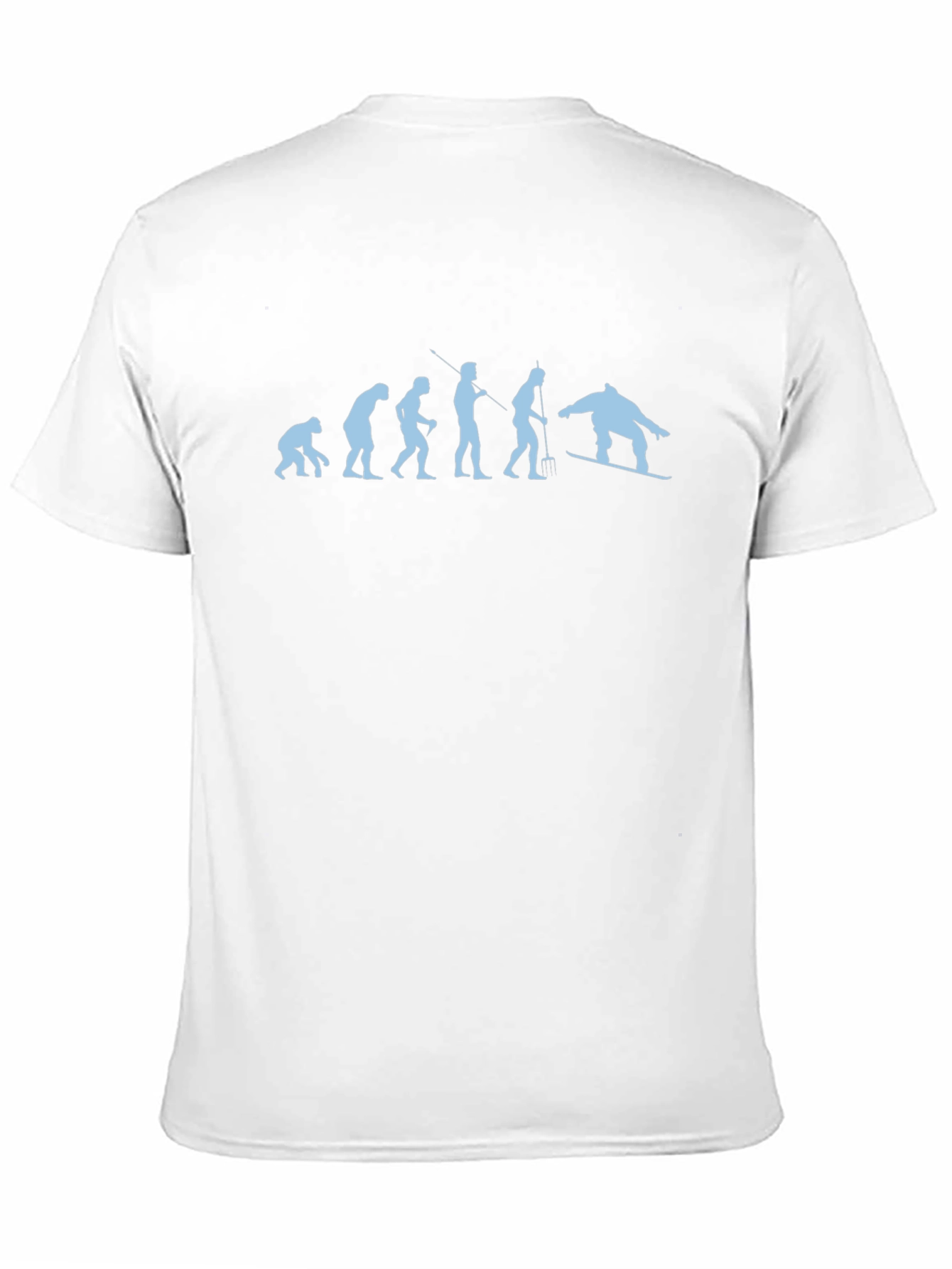 Evolution of Snowboarding Black T-Shirt