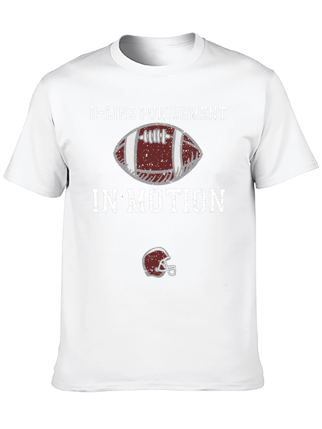 D-Line Punishment In Motion Football T-Shirt