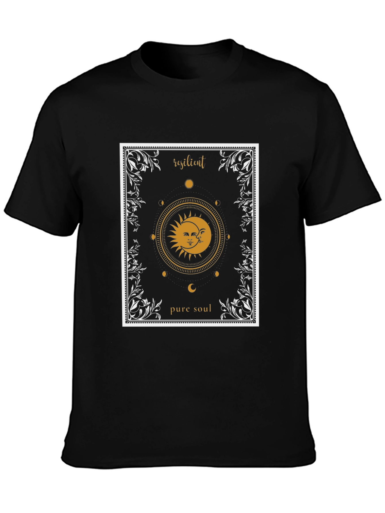 Resilient Pure Soul Graphic Tee - Unisex Black T-Shirt
