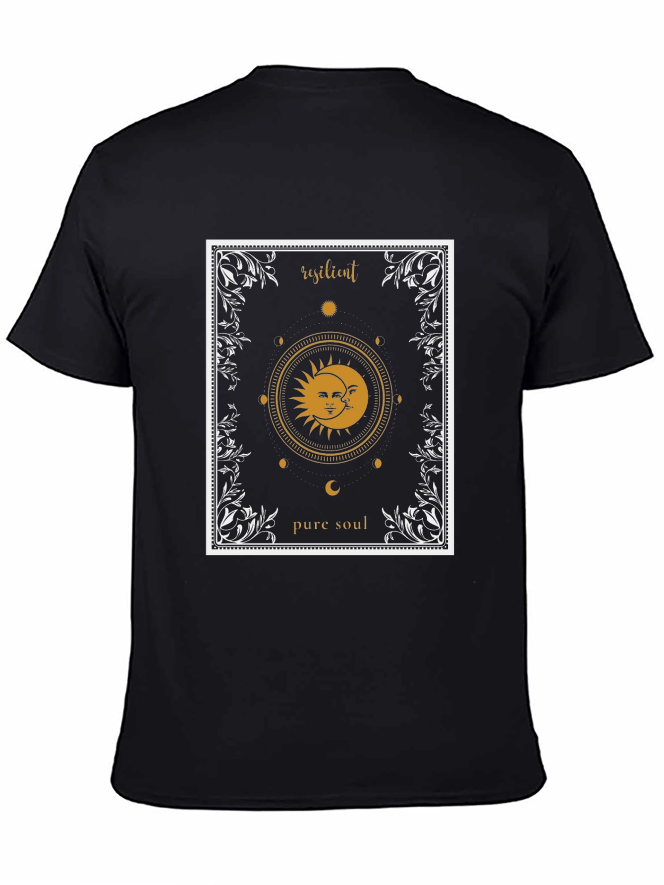 Resilient Pure Soul Graphic Tee - Unisex Black T-Shirt