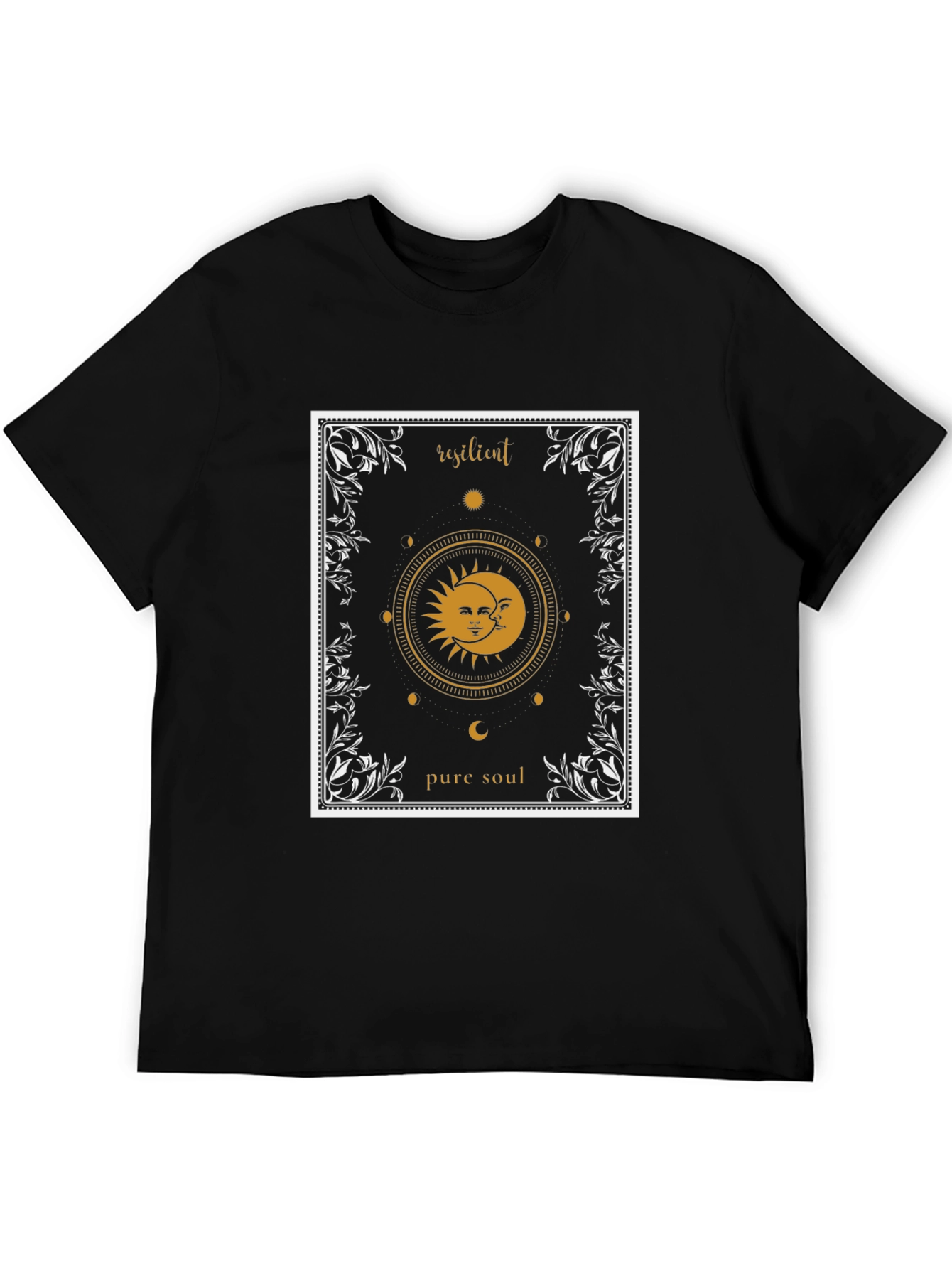 Resilient Pure Soul Graphic Tee - Unisex Black T-Shirt
