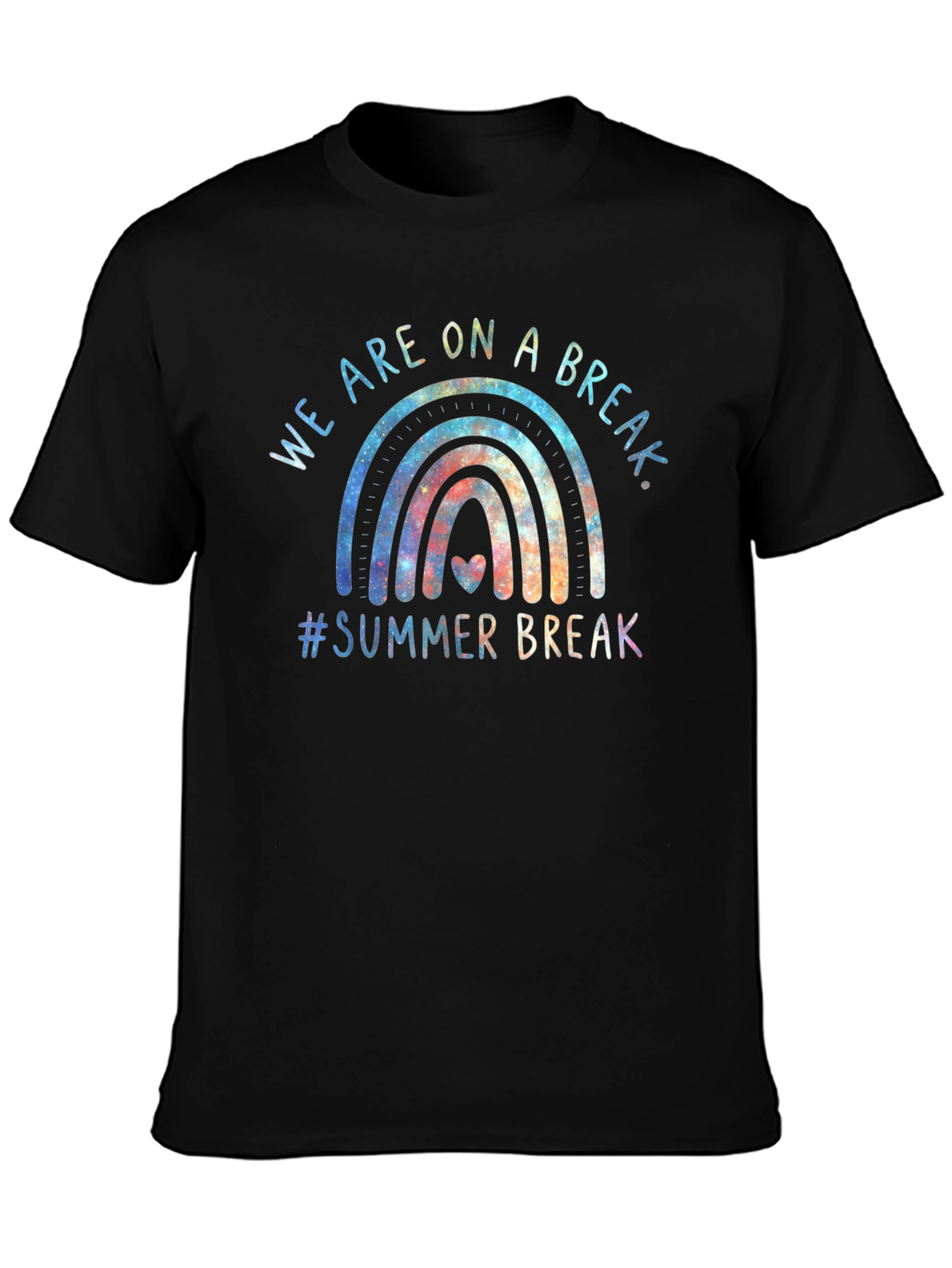 Summer Break Rainbow Graphic Tee