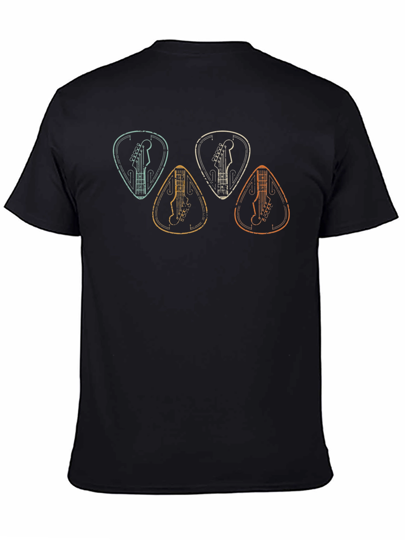 Guitar Pick Graphic T-Shirt - Music Lover Tee