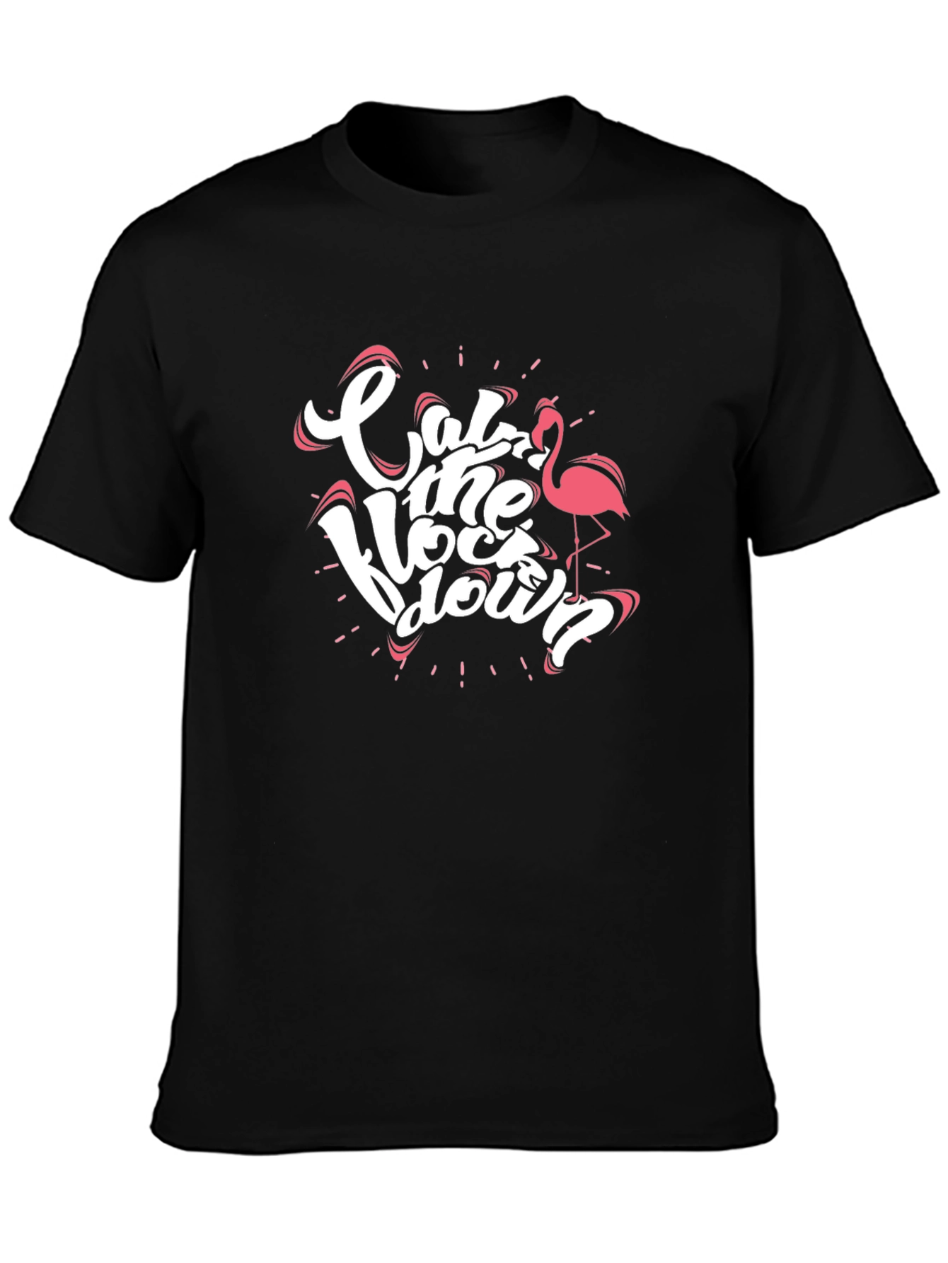 Eat the Lockdown Flamingo Graphic T-Shirt
