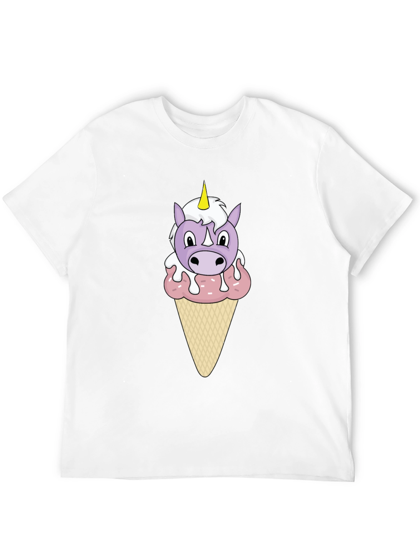 Unicorn Ice Cream Graphic T-Shirt