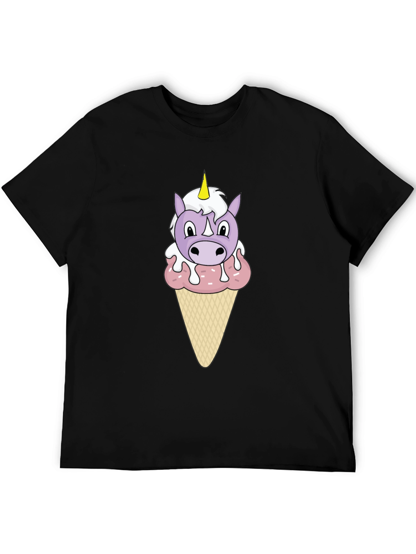 Unicorn Ice Cream Graphic T-Shirt