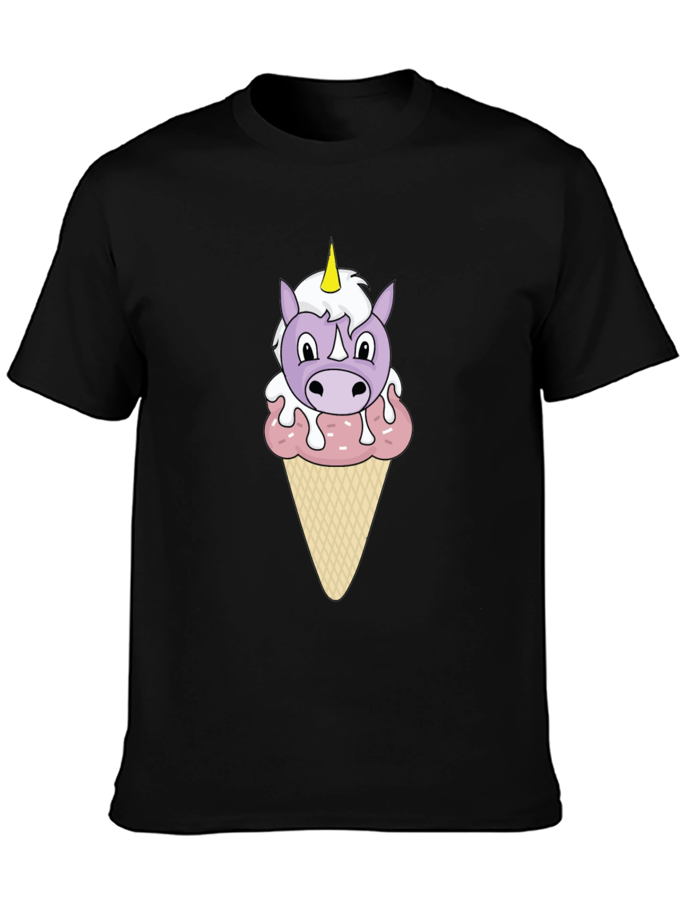 Unicorn Ice Cream Graphic T-Shirt