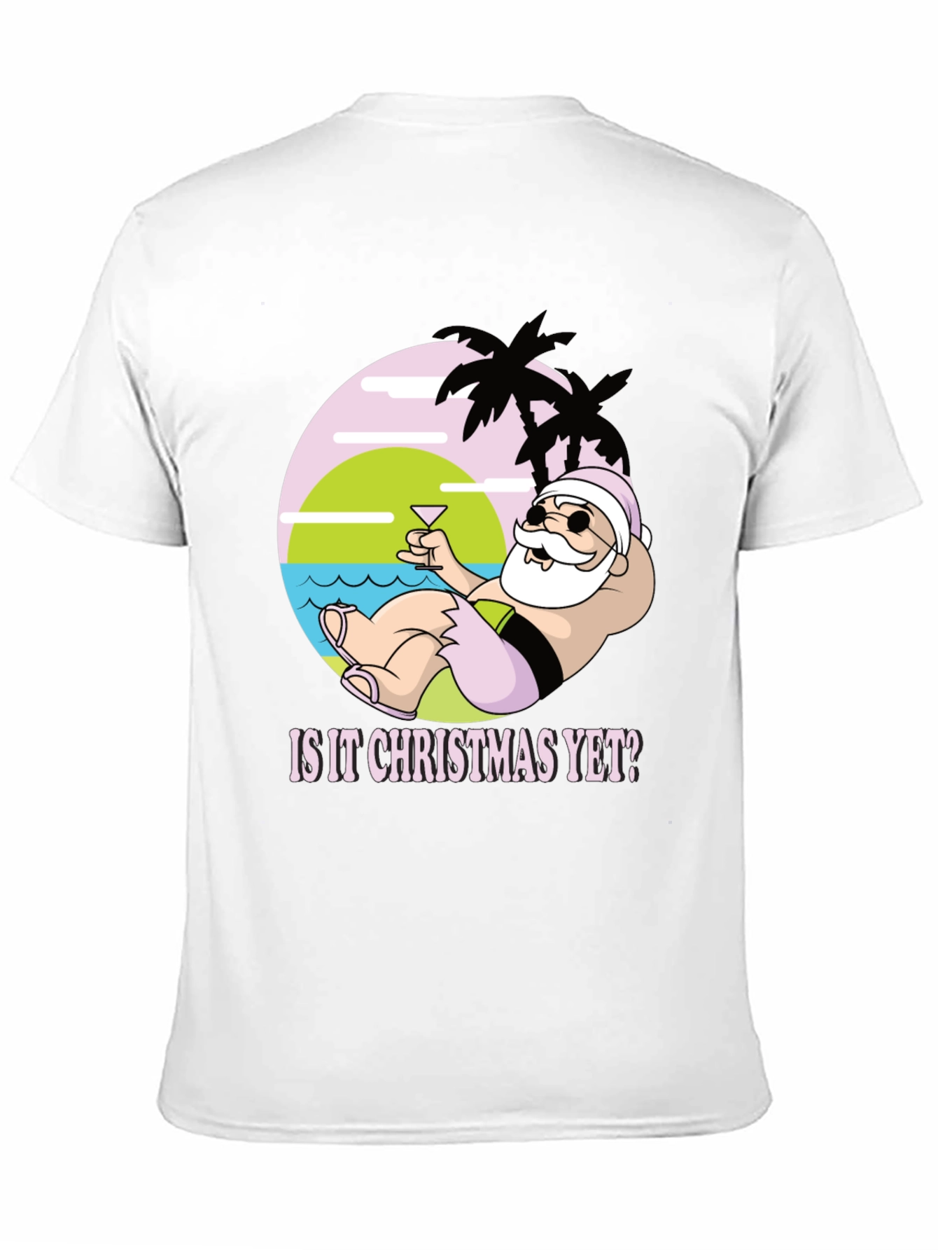 Tropical Santa Christmas T-Shirt