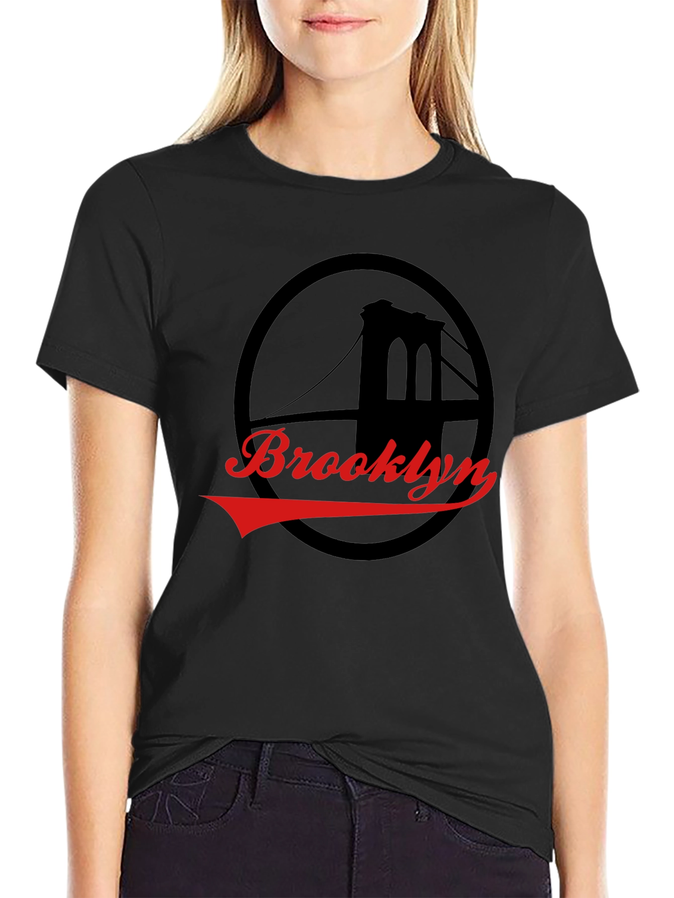 Brooklyn Bridge Graphic Tee - Black