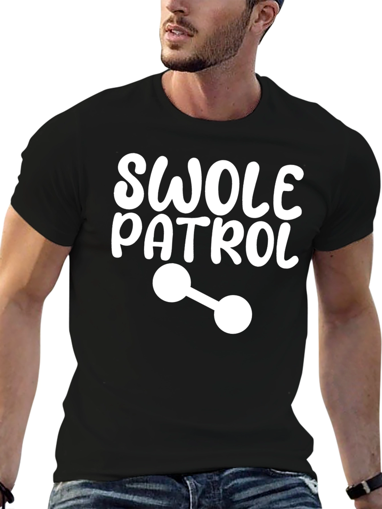 Swole Patrol T-Shirt: Fitness Gym Workout Apparel