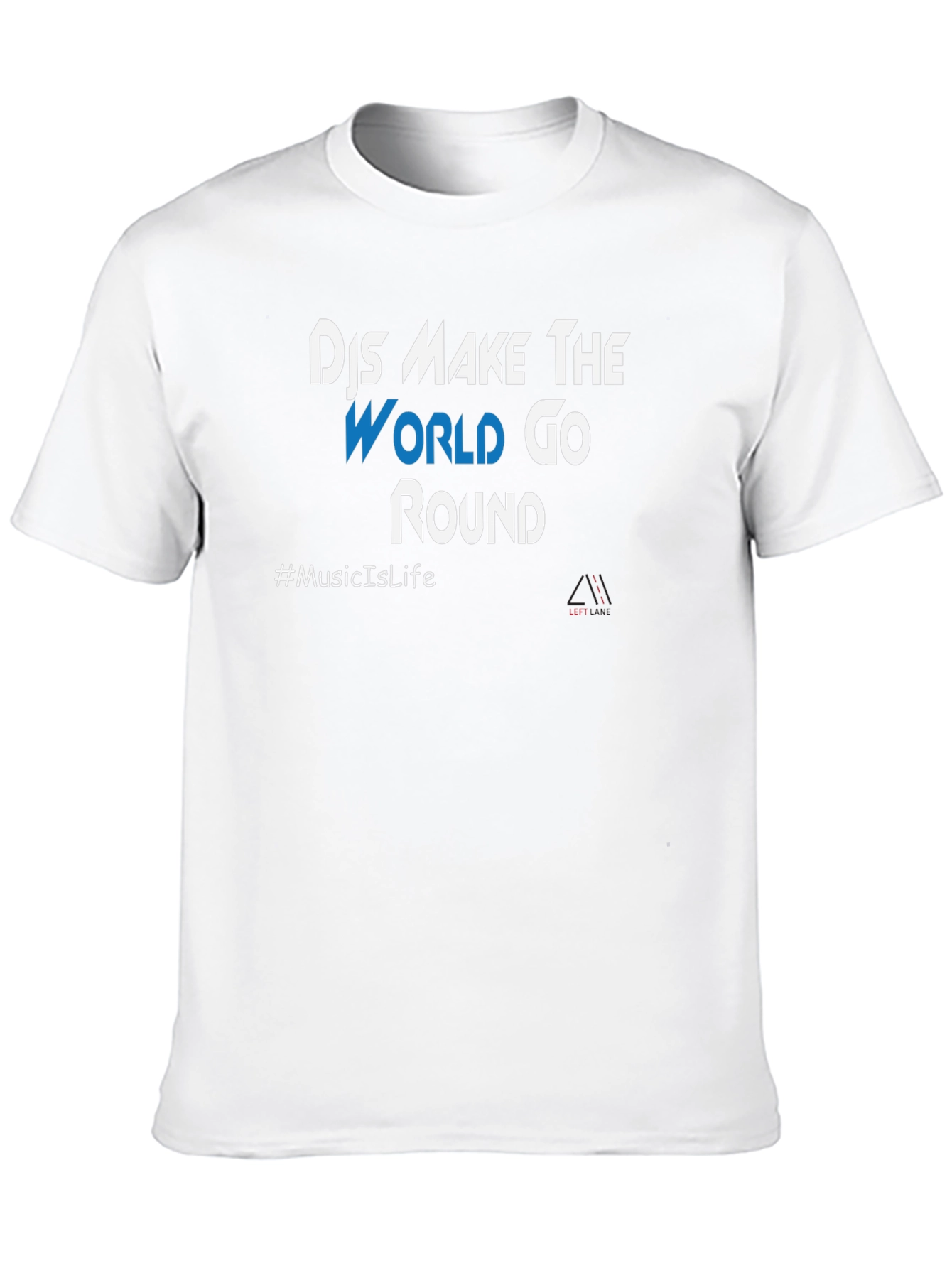 DJs Make The World Go Round Black T-Shirt