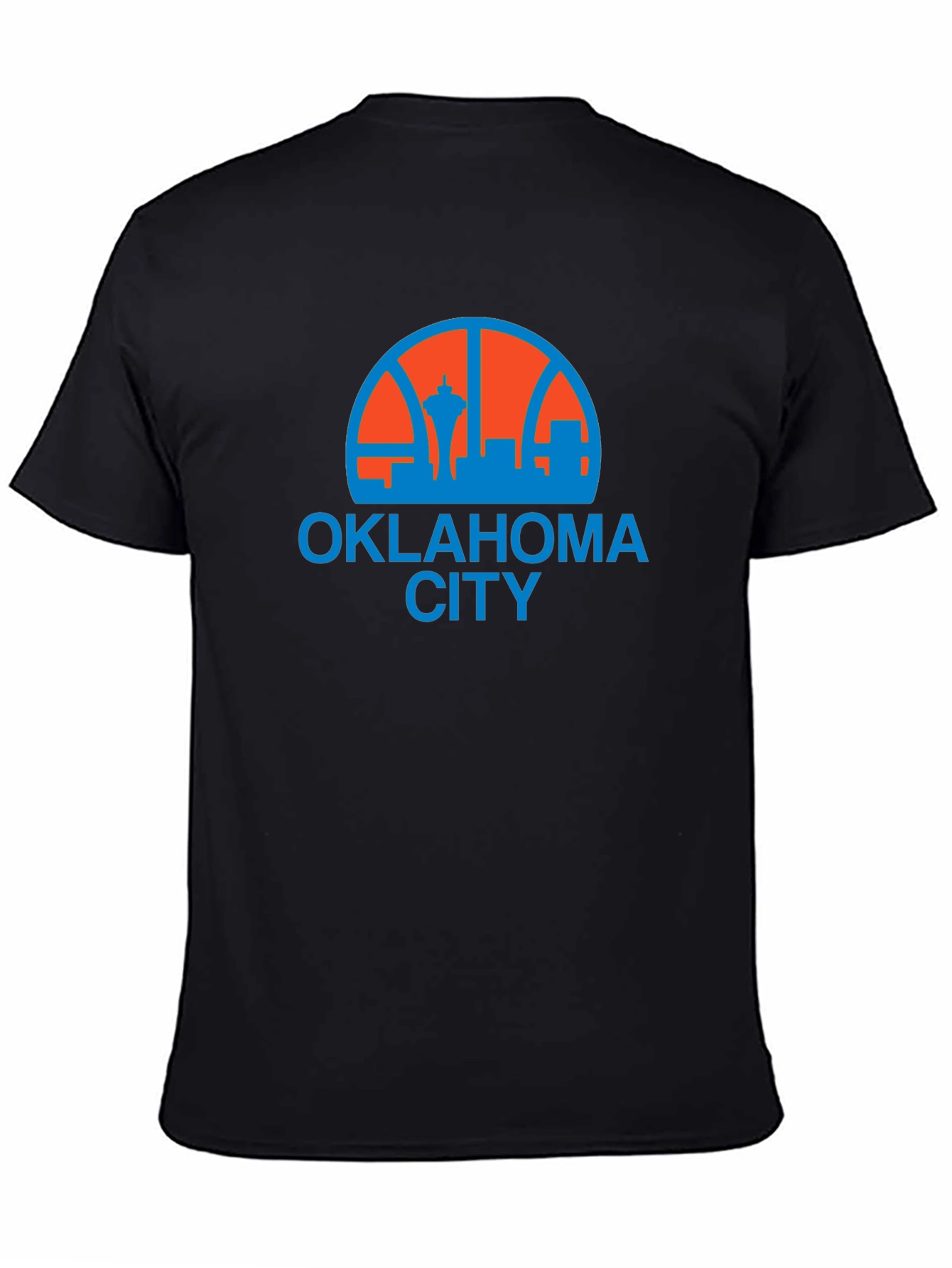 Oklahoma City Skyline Graphic Tee - Black